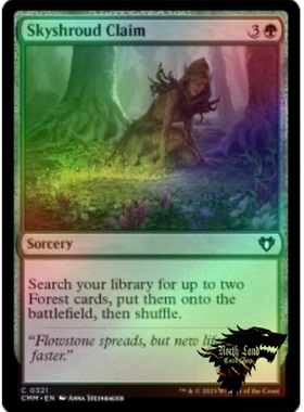 万智牌 天帷宣言Skyshroud Claim 英文平闪 CMM指挥官大师 美印