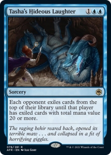 万智牌 被遗忘国度 AFR 塔莎狂笑术 Tasha's Hideous Laughter 英