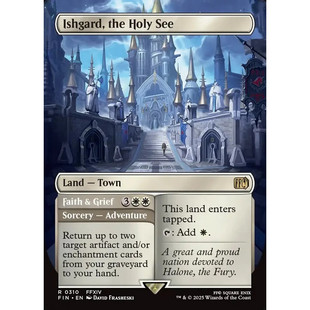 皇都伊修加德 Ishgard, the Holy See FIN 英文异画平/闪卡 金