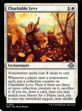 万智牌 摩登新篇3 MH3 征赋济贫 Charitable Levy 中英文日印平银