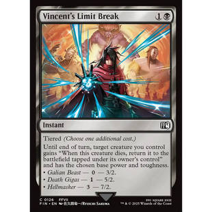 闪 Break 文森特 极限招式 Vincent 万智牌 FIN Limit 英文平