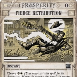 万智牌 光雷驿镖客 OTP 凶暴报偿 Fierce Retribution 英文平