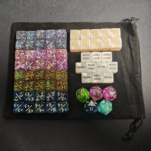 【北境卡牌】16mm骰子指示物套装万智牌异能鹏洛客忠诚指示物组合
