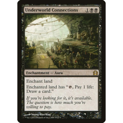 万智牌 地底城系绊 Underworld Connections GTC 英文平卡 金