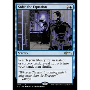 解出算式 英文平卡 万智牌 Equation SLD the 北境卡牌 Solve