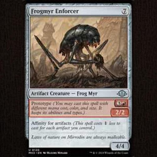 万智牌执法蛙秘耳MH3英文平卡银