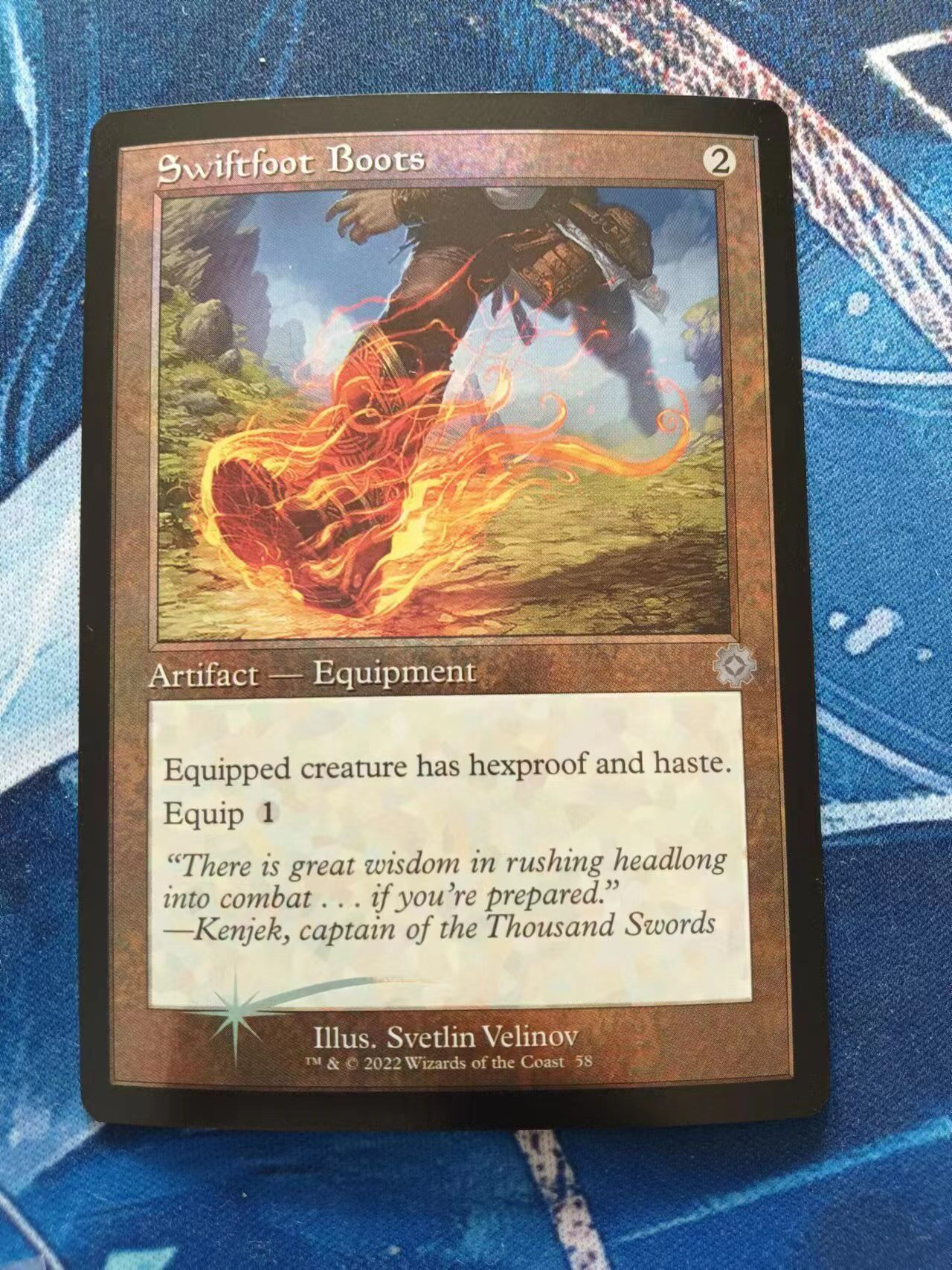 【北境卡牌】mtg万智牌 疾行靴swiftfoot boots 闪 英文 兄弟之战