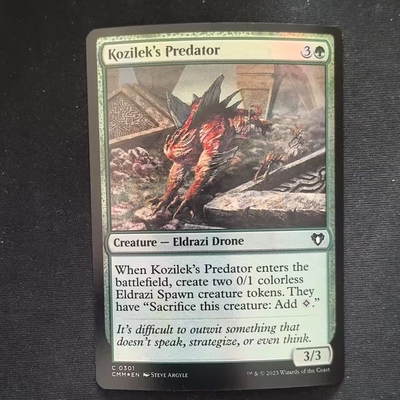 【北境卡牌】万智牌 寇基雷猎者 Kozilek's Predator CMM 英文闪