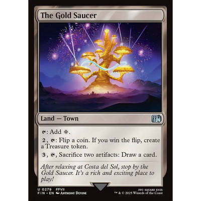 【北境卡牌】万智牌 金碟游乐园 The Gold Saucer FIN 英文平/闪
