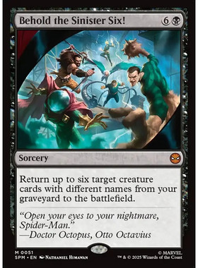 邪恶六人组登场！ Behold the Sinister Six！SPM 英文平/闪卡