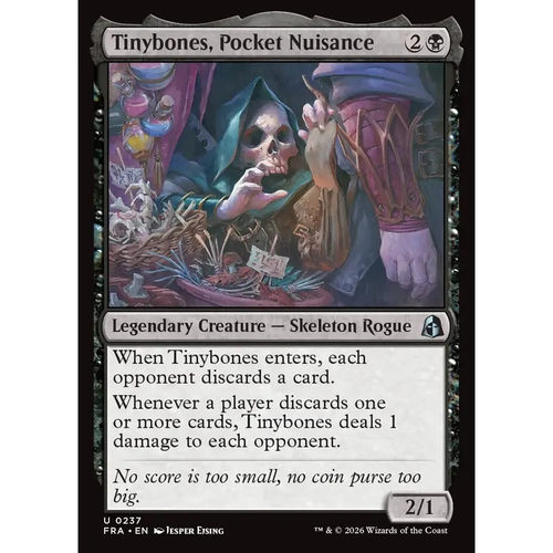 万智牌 窃包扒手细骨 Tinybones, Pocket Nuisance FRA 英文平/闪