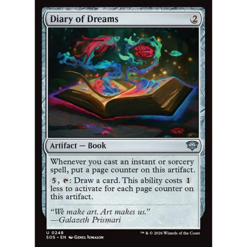 【北境卡牌】万智牌 梦想日记 Diary of Dreams SOS 英文平/闪卡