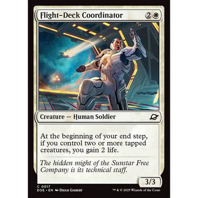 万智牌 飞行甲板协调兵 Flight-Deck Coordinator EOE 英文 铁