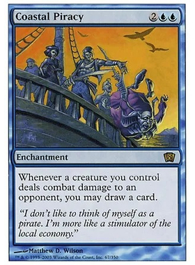 【北境卡牌】万智牌 沿海盗虐 Coastal Piracy 8ED 英文平卡 金SP