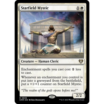 万智牌 星域秘教徒 Starfield Mystic CMM 中/英文平卡 金