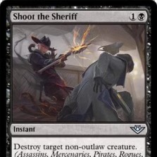 万智牌击杀警长OTJ英文平卡银