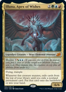 万智牌 IKO 控念霸兽依卢那 Illuna, Apex of Wishes 中/英/日文