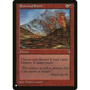 【北境卡牌】万智牌 焦土 Scorched Earth LIST 英文平卡 银