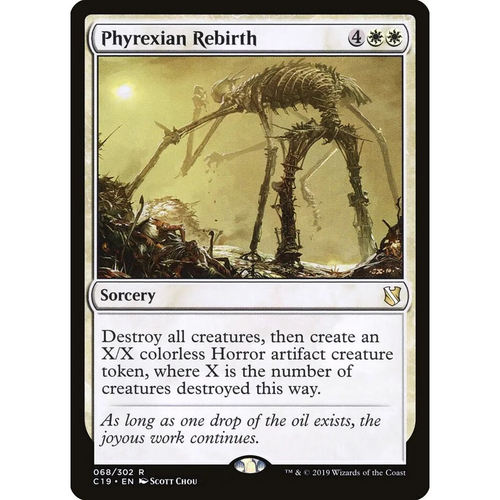 万智牌 非瑞克西亚再生 Phyrexian Rebirth C19 英文平卡 金