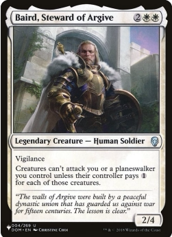 万智牌 阿基夫监管人贝尔德 Baird, Steward of Argive LIST 英文