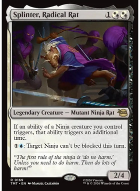 万智牌 变异鼠斯普林特 Splinter, Radical Rat TMT英文美印平/闪