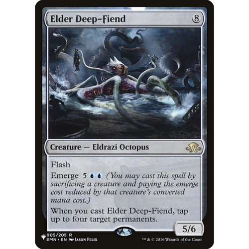 【北境卡牌】万智牌 古渊魔蛸 Elder Deep-Fiend List 英文平卡