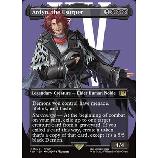 万智牌 篡位者亚丹 Ardyn, the Usurper FIN 英文异画平/闪卡 金