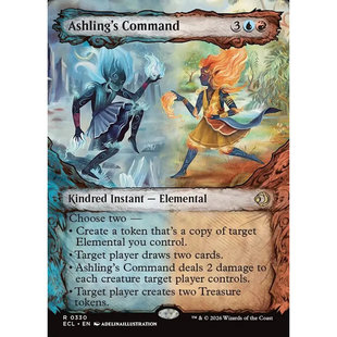 万智牌 ECL 洛温 灰儿的指命 Ashling's Command 英文异画平/闪卡