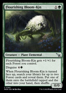 万智牌 茁壮花身 Flourishing Bloom-kin 简中/英文平 MKM 银