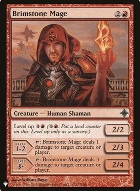 【北境卡牌】万智牌 硫磺法师 Brimstone Mage MB1 英文平卡 银
