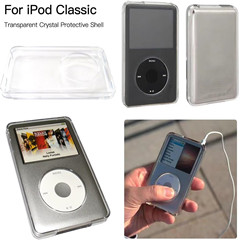 适用苹果iPod Video 30G保护壳ipod classic 80G/120G透明壳第3代薄款160G水晶壳全身贴膜
