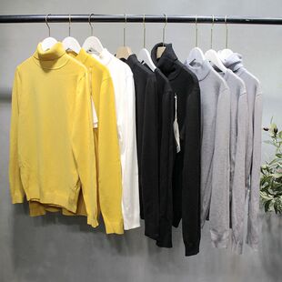 打底毛衣针织衫 柔软细腻舒适纯色高领中领圆领修身 超值捡漏 3折