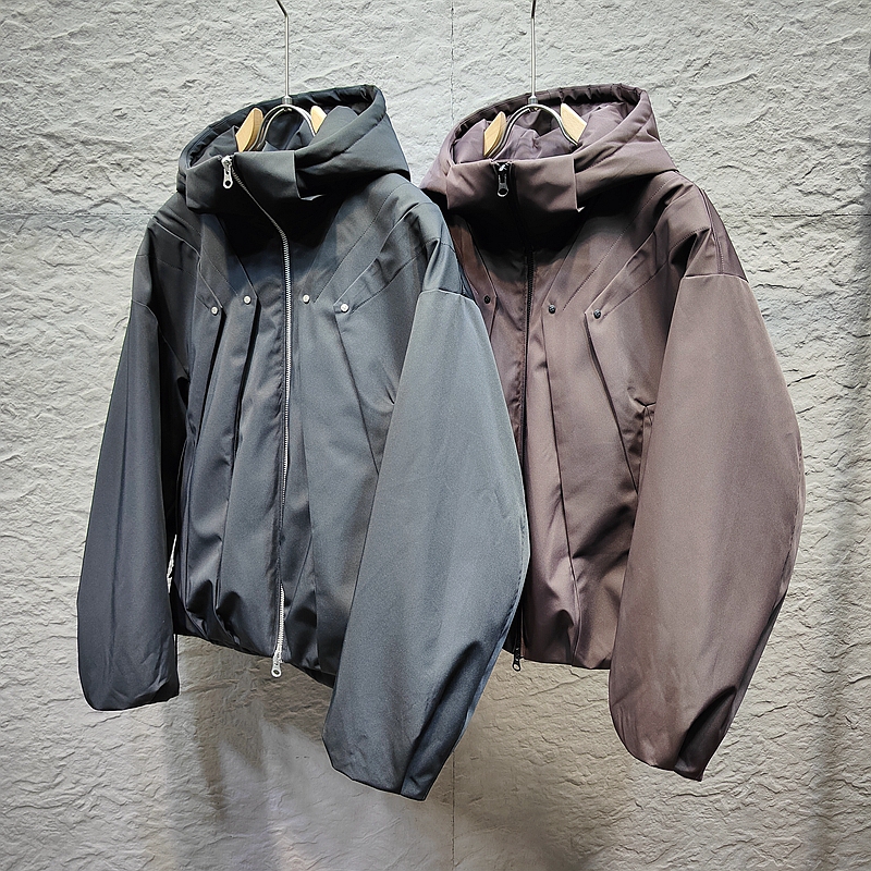 25年冬季新品三防面料羽绒服宽松