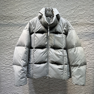 加厚200多克90%白鸭绒御寒保暖冬季 面包切割设计羽绒服外套男 男士