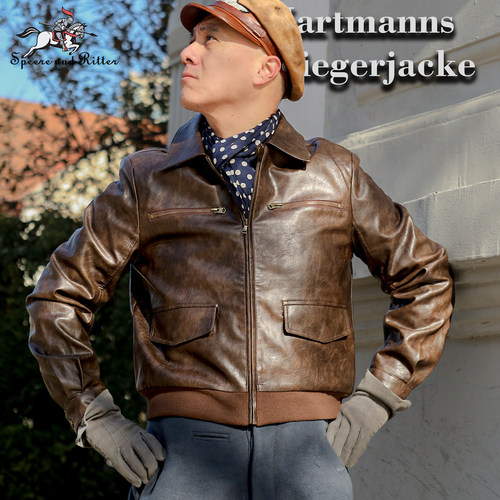 男士复古翻领秋冬休闲夹克皮衣男