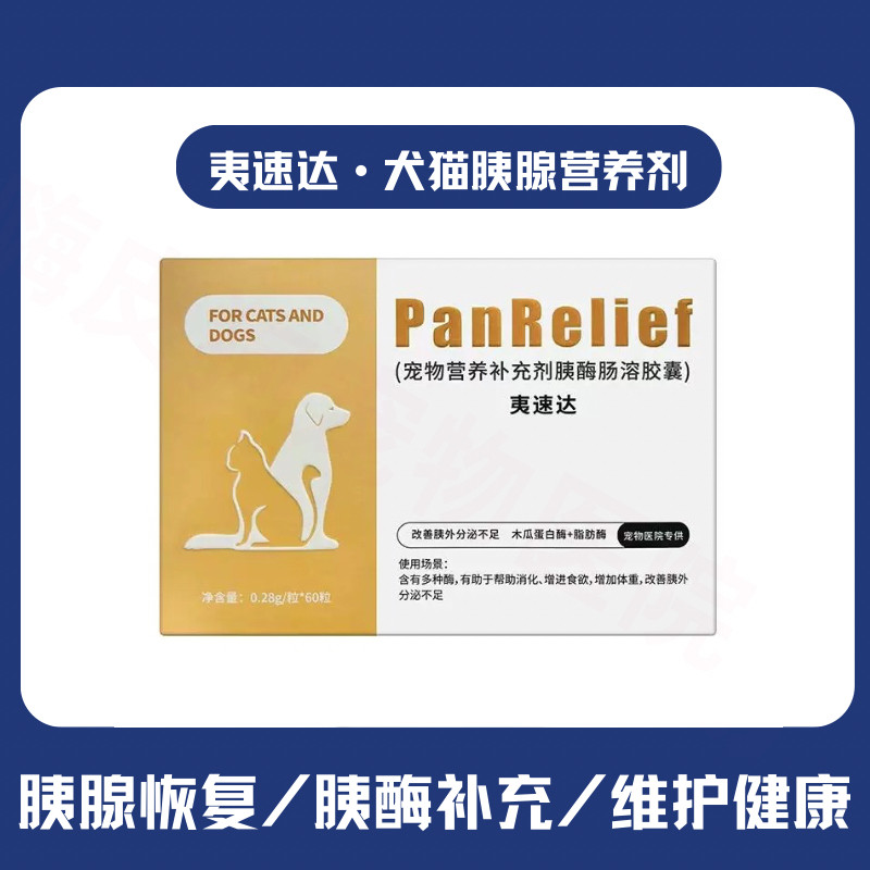 宠物营养补充剂猫狗胰腺恢复期