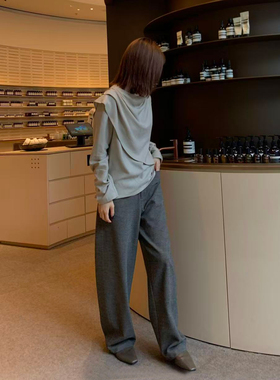 COLINE CONCISE 休闲气质时髦设计款衬衣上衣25秋季66226