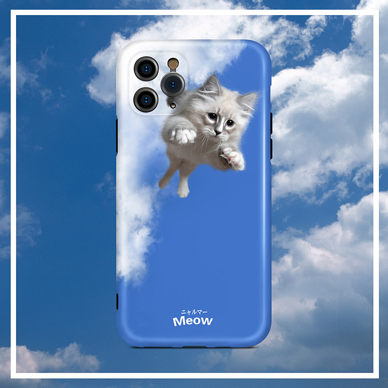 原创跳跳猫适用1iphone14pro max软13防摔12mini创意11保护套7/8x