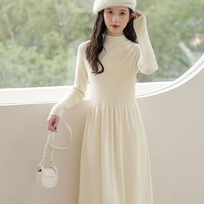 法式小个子内搭加厚毛针织衫