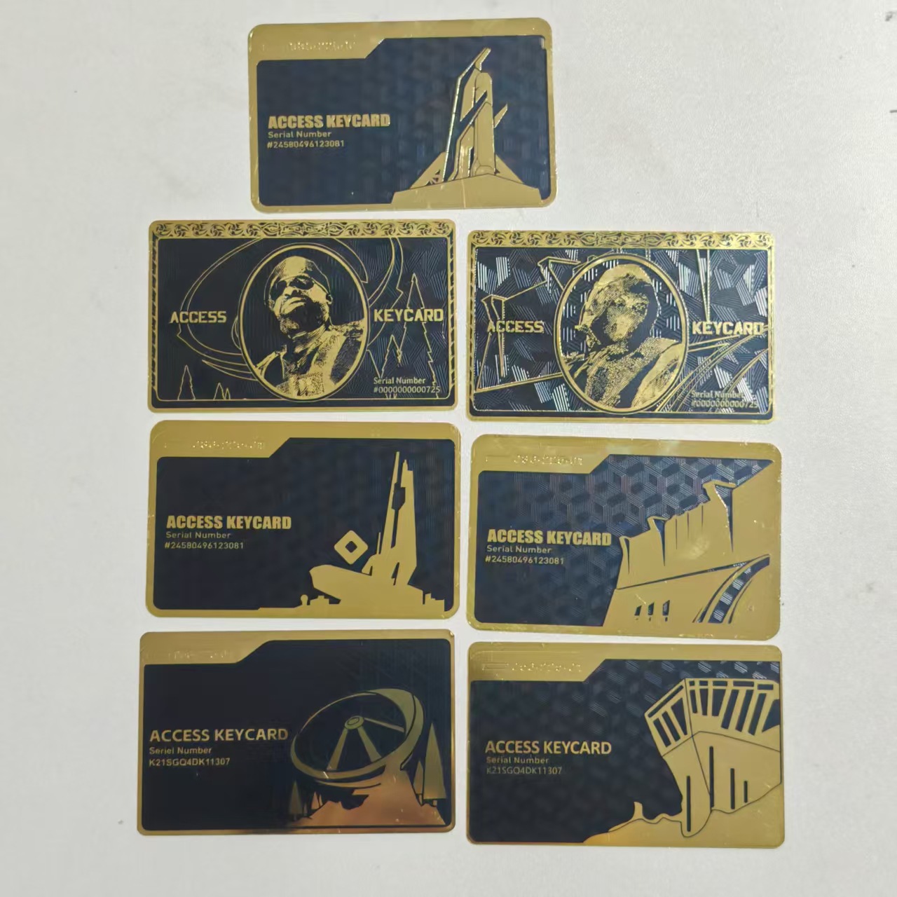 三角洲周边雷斯赛伊德收藏室房卡金属卡片模型游戏道具玩具弹卡