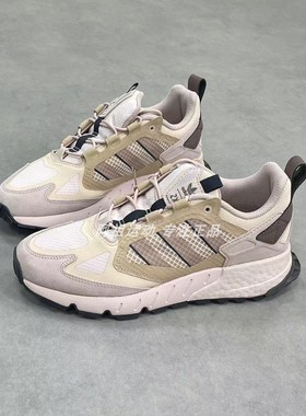 Adidas阿迪达斯三叶草 ZX 1K Boost 男女款低帮休闲跑步鞋 HP2848