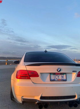 适用于05-12年宝马3系两门硬顶 E92专用MP尾翼碳纤维材质E92尾翼