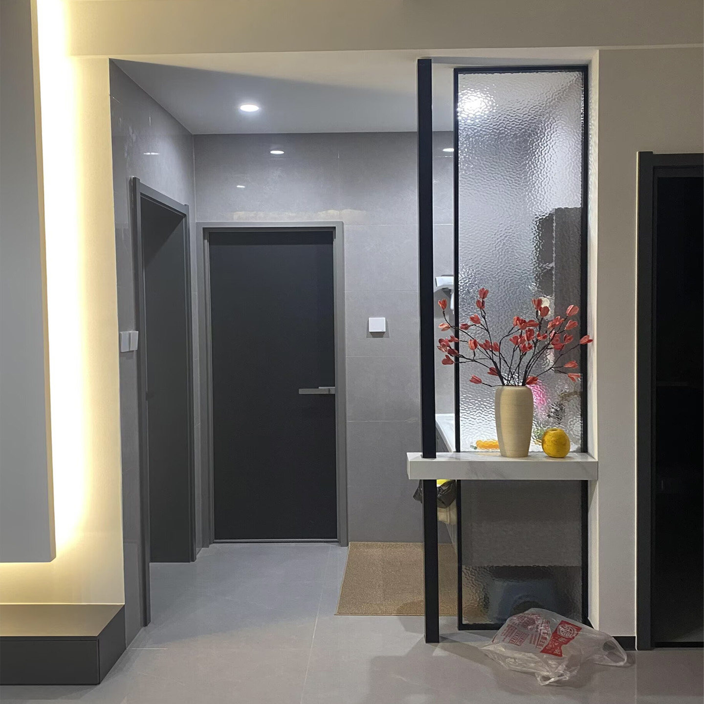 高端洗手台隔断屏风简约现代入户客厅卫生间洗漱台干湿分离隔断,住宅家具,座屏,淘宝优惠券,粉丝福利购,淘宝优惠卷