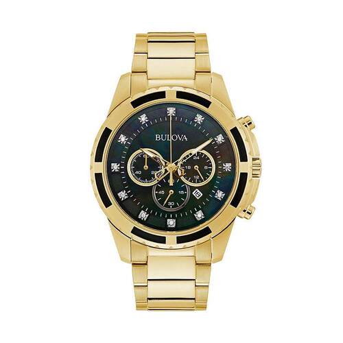 海外代购BULOVA/宝路华男士手表欧美腕表计时码表防水30米