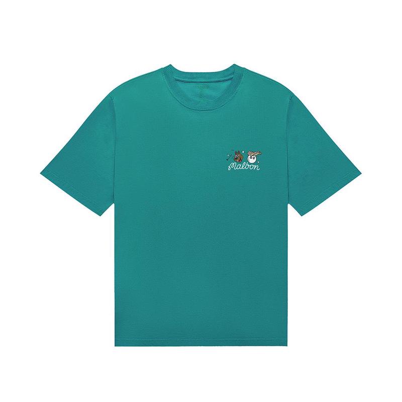 代购MALBON GOLF男士运动T恤透气舒适日常穿着轻便棉质100 - 封面