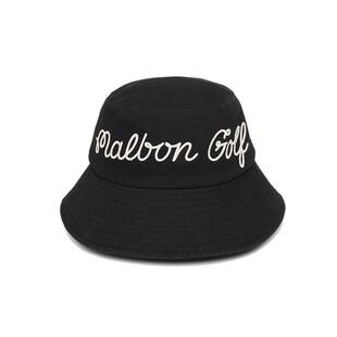 代购MALBON GOLF女士帽子防晒遮阳棉质黑色夏季户外渔夫帽爆款