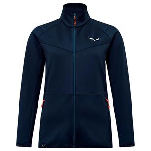 代购Salewa女士户外风衣防风保暖透气休闲衣立领长袖软壳衣