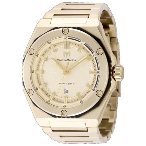 海外代购TechnoMarine/铁克龙男士手表欧美腕表日历显示百米防水