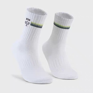 劳力士上海大师赛纪念周边加厚中筒毛巾底专业网球袜防滑吸汗防臭