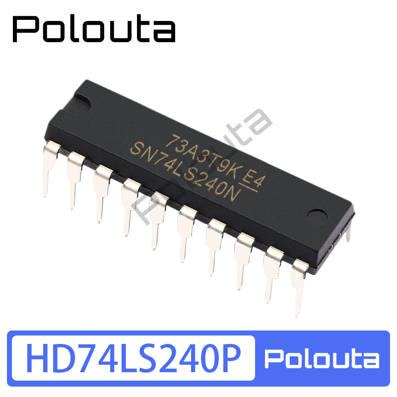 POLOUTAHD74LS240驱动器芯片插单线DIP八-HD74LS240P20直